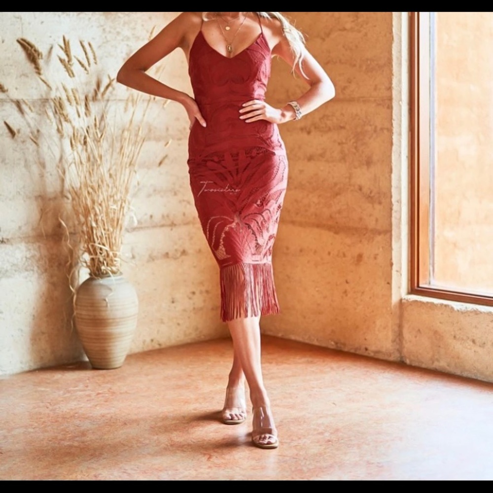 Two Sisters The Label Khaleesi Dress Burnt Orange
